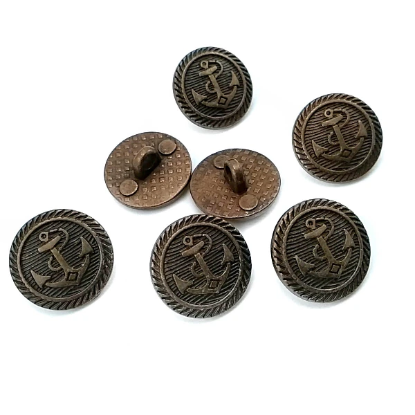 15 mm Shank Button front and detail view