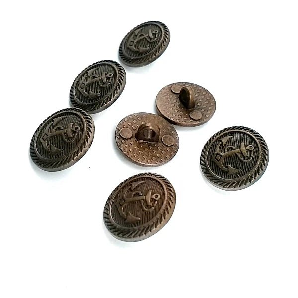 15 mm Shank Button front and detail view