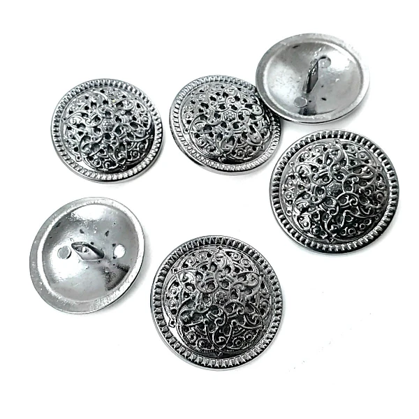 Mont ve Kaban Düğmesi Dekoratif Desenli 28 mm 44 Boy B 39