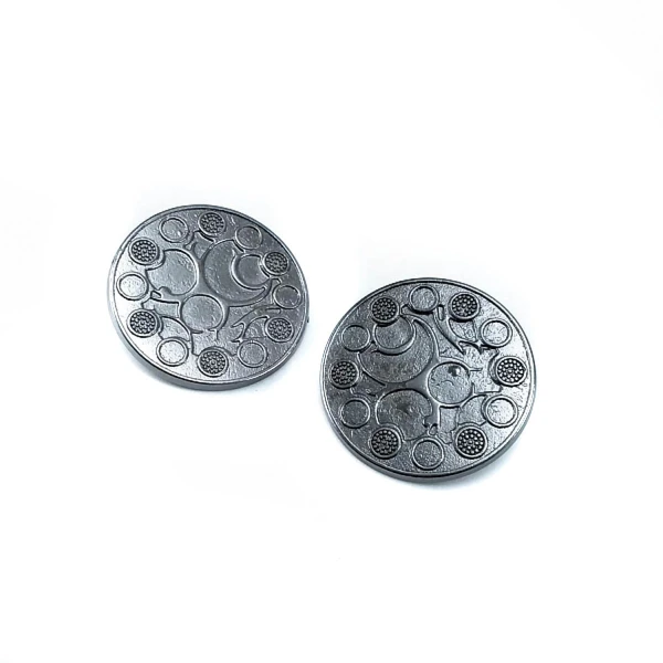 30 mm Shank Button front and detail view
