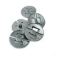 Enamel Coat and Leather Coat Button 30 mm - 48 L B 58