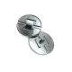 Enamel Coat and Leather Coat Button 30 mm - 48 L B 58