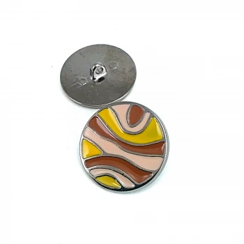 Coat and Outdoor Wear Button Metal Color Combination 28 mm 44 L B 83 MN V1