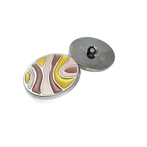 Kaban ve Mont Düğmesi Metal Renk Kombinli 28 mm 44 Boy B 83 MN V1