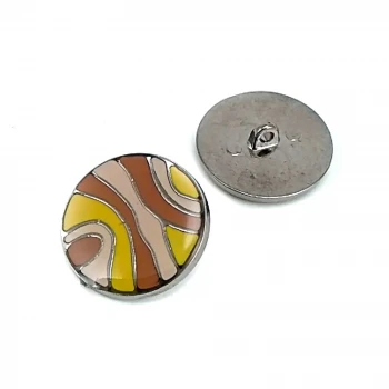 Coat and Outdoor Wear Button Metal Color Combination 28 mm 44 L B 83 MN V2