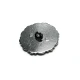 28 mm Rhinestone / Crystal Detail Shank Button front and detail view