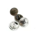 15 mm Red / Burgundy Shank Button product image 15 mm Red / Burgundy Shank Button front and detail view