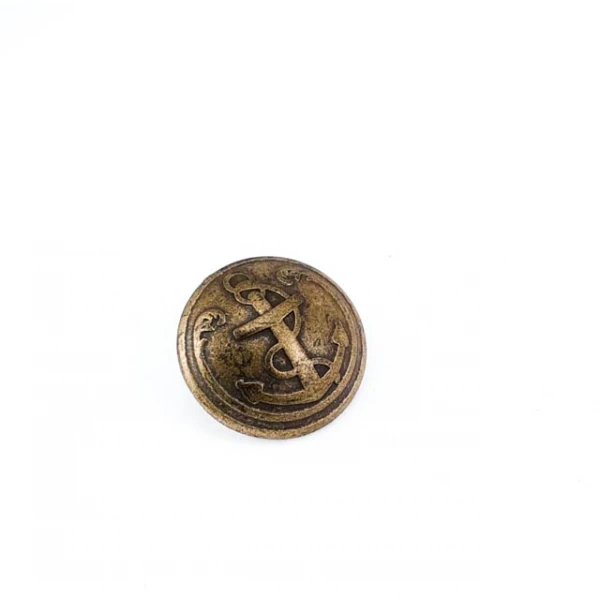 17 mm - 27 length Ship Anchor Design Metal Foot Button
