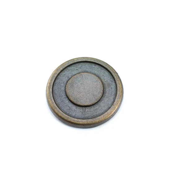 33 mm Mineli / Renkli Ayaklı Düğme ön ve detay görünümü