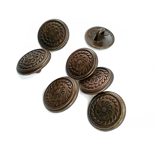 15 mm Ayaklı Düğme ön ve detay görünümü