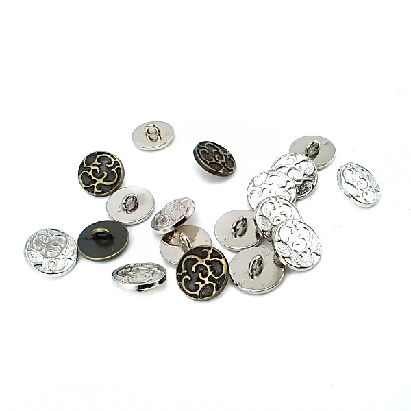 14 mm Shank Button front and detail view