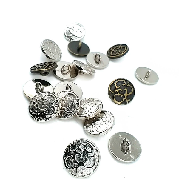 14 mm Shank Button front and detail view