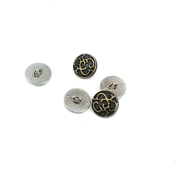 14 mm Shank Button front and detail view