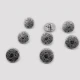 15 mm - 24 L Gold Plated Blazer Jacket Button Cufflinks Set of 8 Motif Patterned E 116 SET8