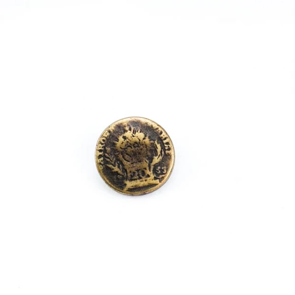 18 mm Shank Button product image 18 mm Shank Button front and detail view