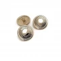 Blazer Ceket Kaban ve Hırka Metal Düğme Girdap Desenli 20 mm - 32 boy E 117