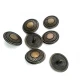 Blazer Ceket Kaban ve Hırka Metal Düğme Girdap Desenli 20 mm - 32 boy E 117