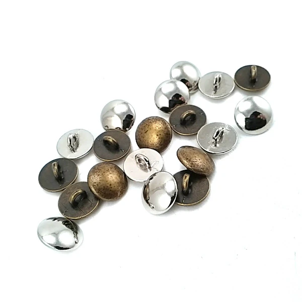8 mm - 13 size Half Sphere Design Metal Foot Button