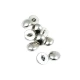 8 mm - 13 size Half Sphere Design Metal Foot Button