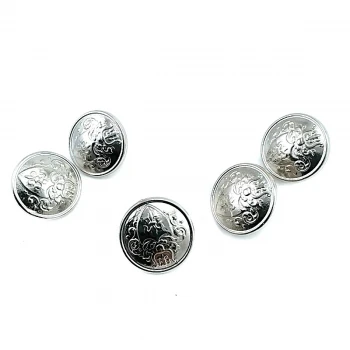 Shank Button Shield Cuffed Blouse and Jacket Cufflinks 15 mm - 24 L E 1252
