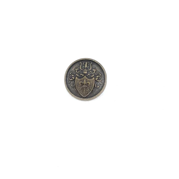 Shank Button Shield Cuffed Blouse and Jacket Cufflinks 15 mm - 24 L E 1252 Shank Button Shield Cuffed Blouse and Jacket Cufflinks 15 mm - 24 L E 1252