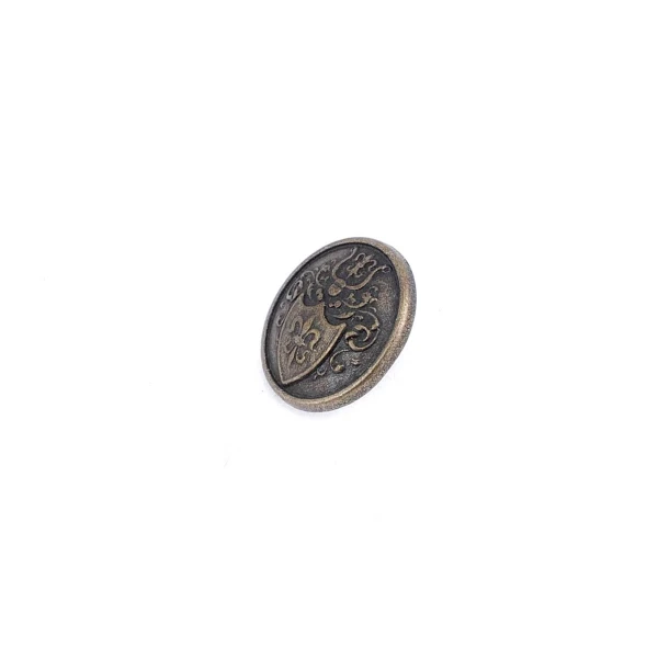 Shank Button Shield Cuffed Blouse and Jacket Cufflinks 15 mm - 24 L E 1252