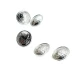Shank Button Shield Cuffed Blouse and Jacket Cufflinks 15 mm - 24 L E 1252