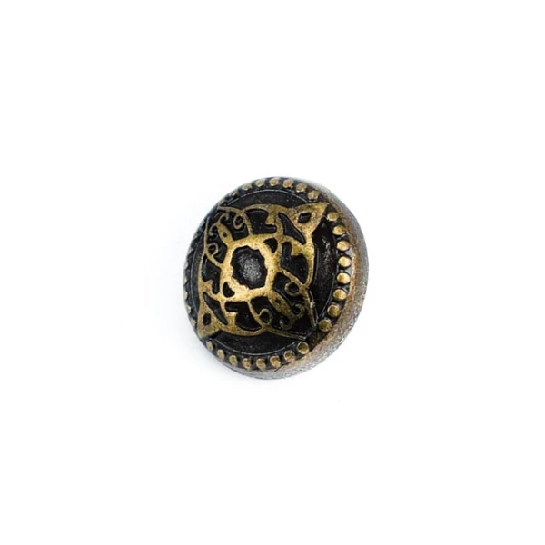 15 mm Ayaklı Düğme ön ve detay görünümü