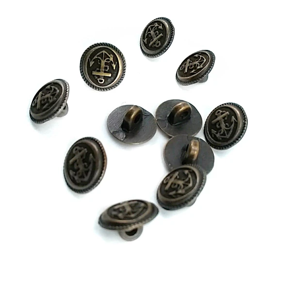 11 mm Shank Button front and detail view