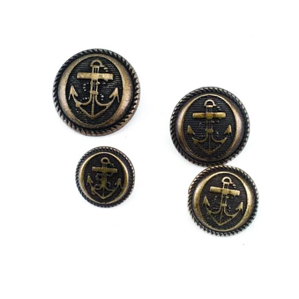 11 mm Shank Button front and detail view
