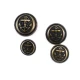 11 mm Shank Button front and detail view