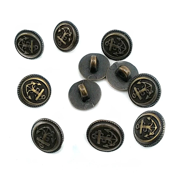 11 mm Shank Button front and detail view