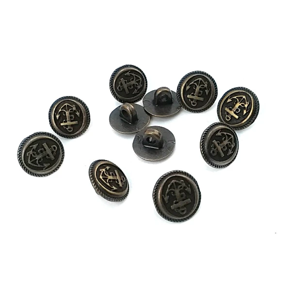 11 mm Shank Button front and detail view