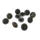 11 mm Shank Button front and detail view