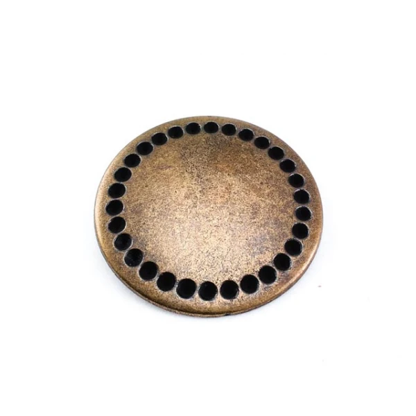 Coat Button Rhinestone Shank Button 39 mm - 64 L E 129
