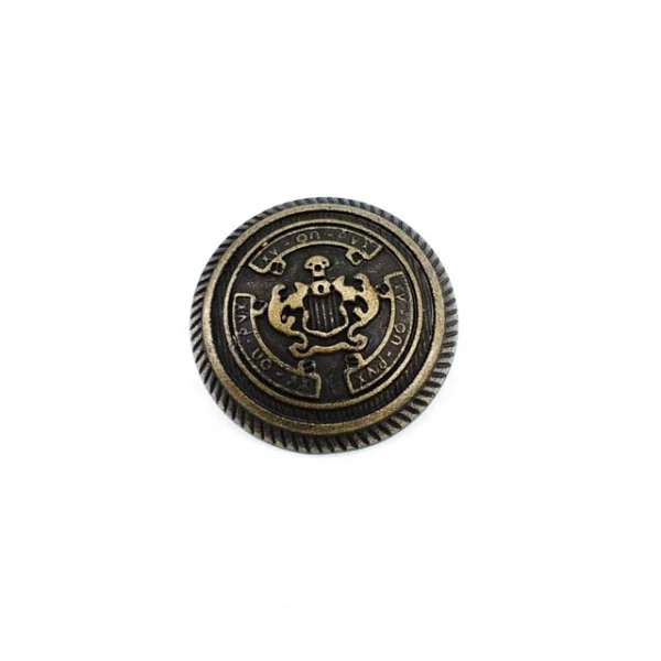 Blazer Jacket Button 23 mm - 36 L with Emblem E 1293