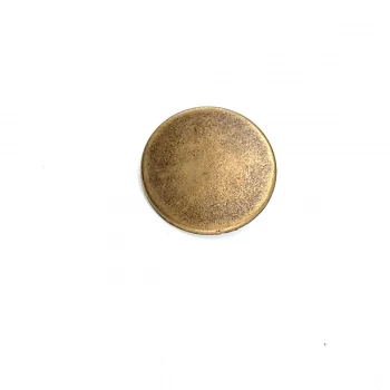 Shank Button 17 mm - 28 L Flat Coin Shape E 1323