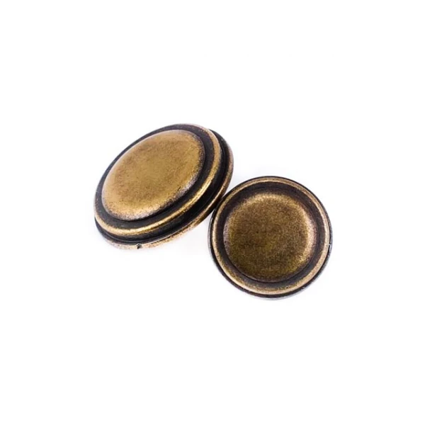 17 mm Shank Button front and detail view