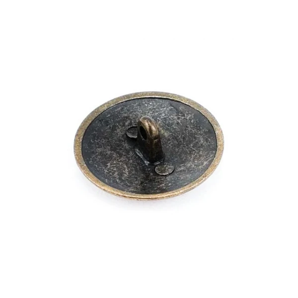 Convex Shank Button Edge Patterned 25 mm - 40 L E 1331