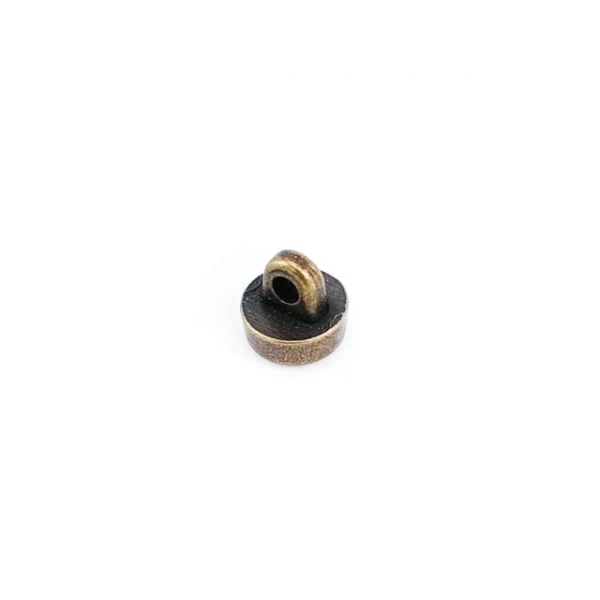 8 mm Enamel / Colored Shank Button front and detail view