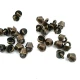 7 mm Red / Burgundy Shank Button front and detail view