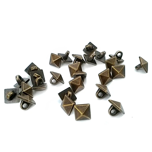 8 mm Shank Button front and detail view