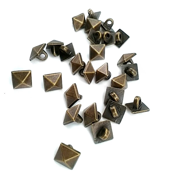 8 mm Shank Button front and detail view