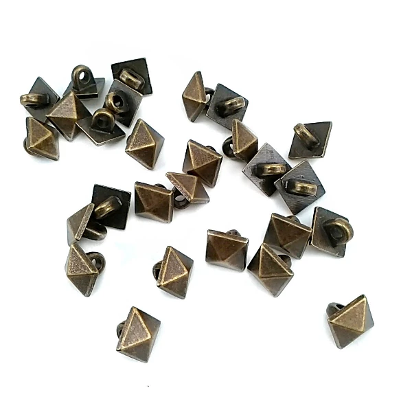 8 mm Shank Button front and detail view