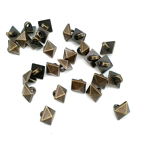 8 mm Shank Button front and detail view