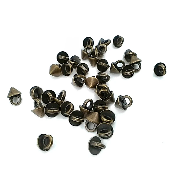 6.5 mm Shank Button front and detail view