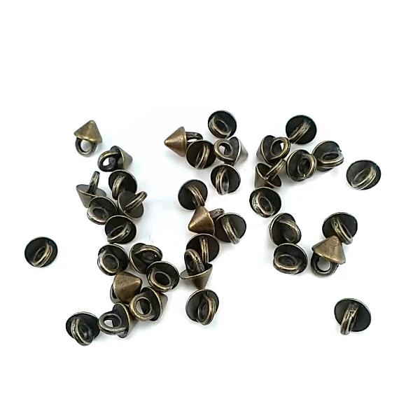 6.5 mm Shank Button front and detail view
