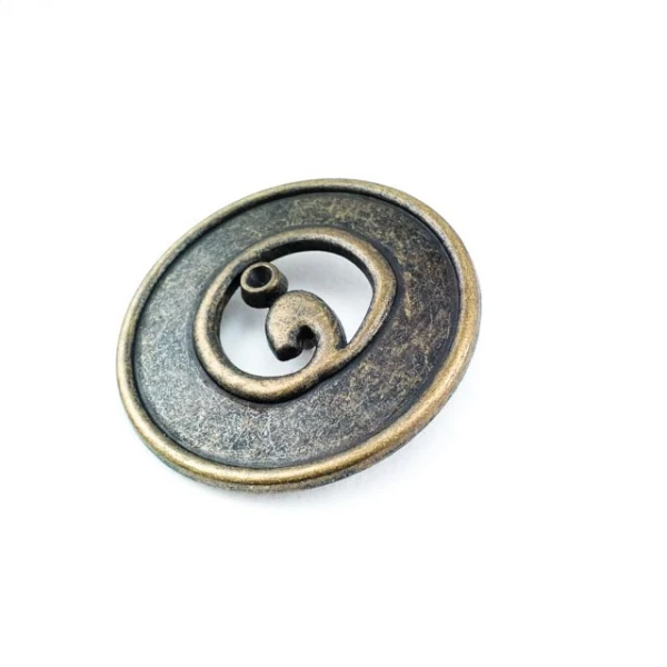 44 mm Shank Button front and detail view