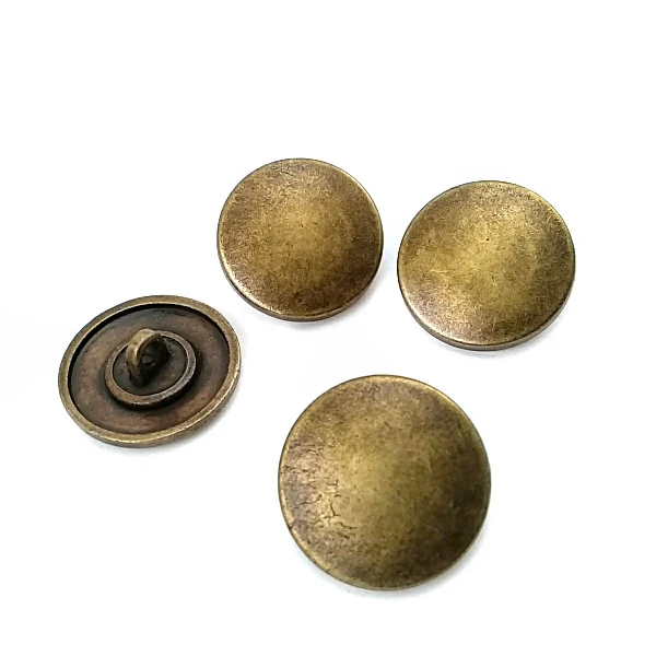 20 mm Enamel / Colored Shank Button front and detail view