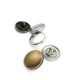 15 mm Enamel / Colored Shank Button front and detail view